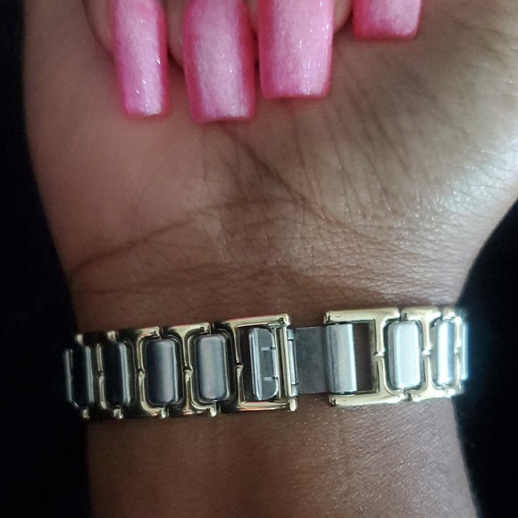 $$SOLD$$ Yves Saint Laurent YSL Women’s Swiss Quartz Watch, Two Tone Bracelet - Picture 11 of 13